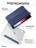 Чехол книжка для iPad 5/6 (9,7") / Air 1/2 (9,7") Gurdini Origami Case Темно Синий