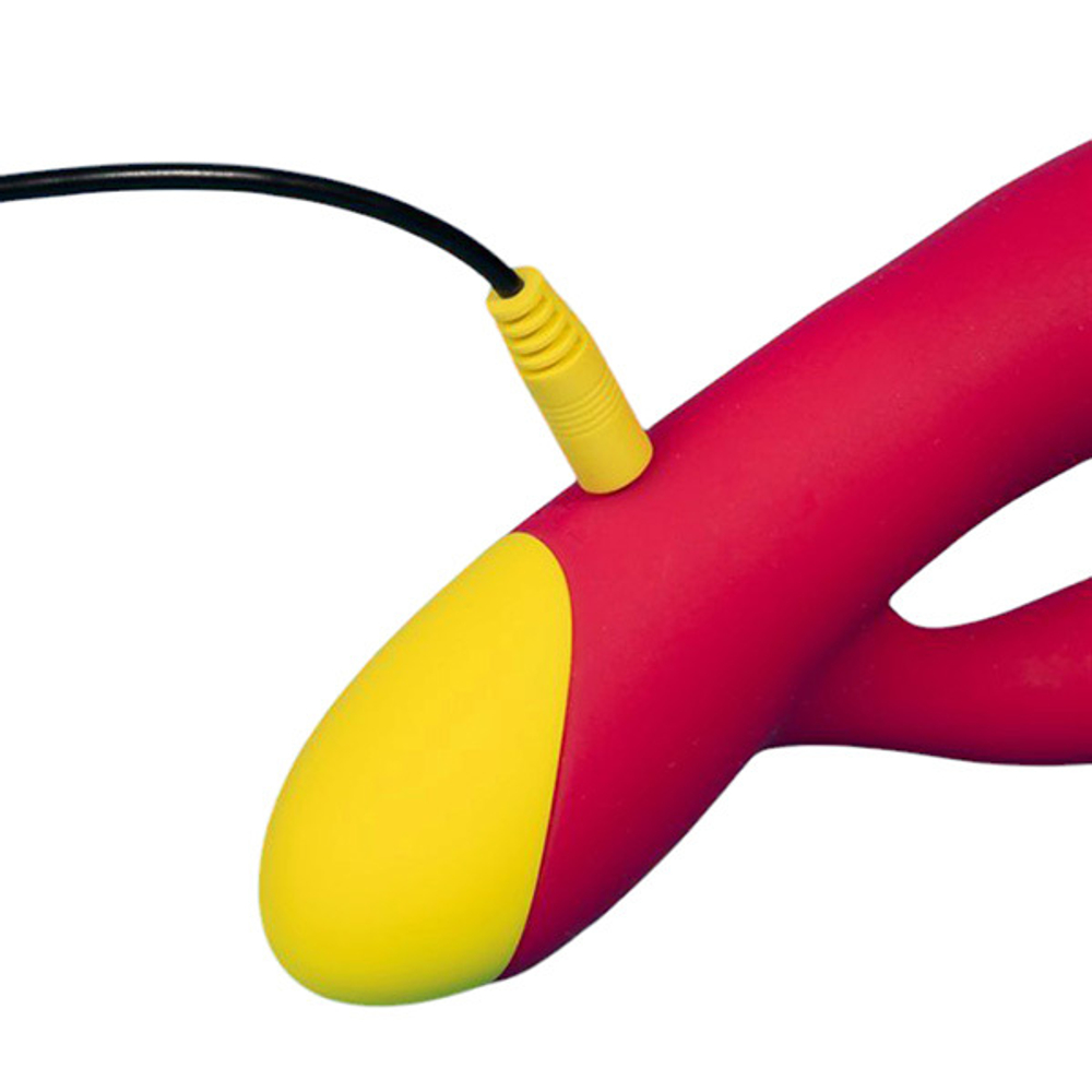 Розовый вибратор-кролик 21см Romp Jazz Rabbit Vibrator RPRBSGX