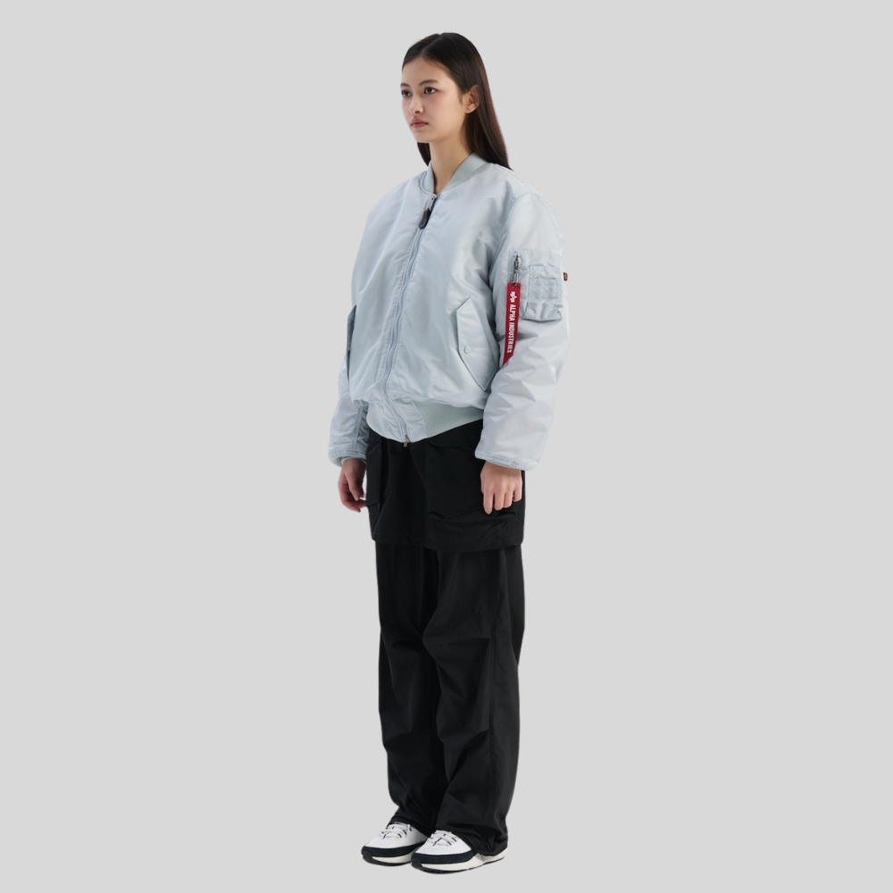 Бомбер Alpha Industries MA-1 Mist (Серо-голубой)