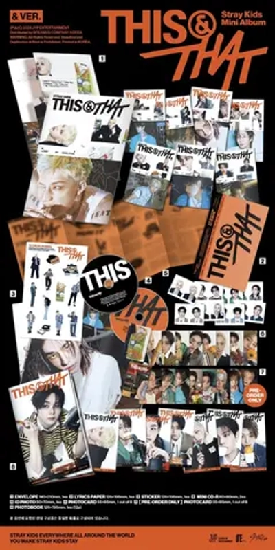 Альбом STRAY KIDS - THIS & THAT [& ver.]