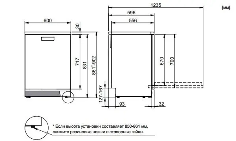 Посудомоечная машина Asko D5436W фото 7