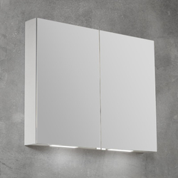 Шкаф зеркальный BelBagno 80x70 см с подсветкой SPC-2A-DL-BL-800