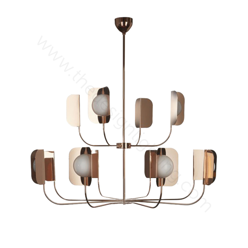 Ceiling design lamp MM Lampadari by Matteo Zorzenon