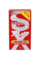 Презервативы латексные Sagami Xtreme Feel Long №10 (10 шт) (Цвет: прозрачный)