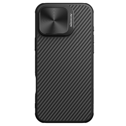 Чехол от Nillkin из арамидного карбона (кевлар) для iPhone 16 Pro Max, серия CarboProp Magnetic Case, с поддержкой беспроводной зарядки