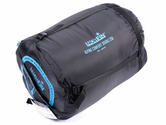 Спальный мешок NORFIN Alpine Comfort Double 250 (одеяло, +5°C)