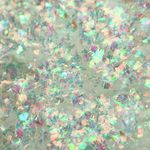 Хлопья белый хамелеон MixSomi-17 для дизайна ногтей, маникюра, бодиарта, макияжа...
