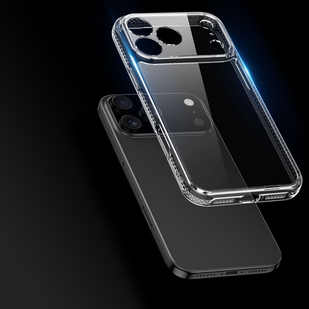Усиленный прозрачный чехол от Dux Ducis для iPhone 17 Pro Max, серия Clin Series
