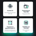 Магнитола для Mitsubishi Pajero 3, Montero 3 1999-2006 (рамка черная) - Teyes CC2 PLUS монитор 9" QLED, Android 10, Быстрая, SIM-слот