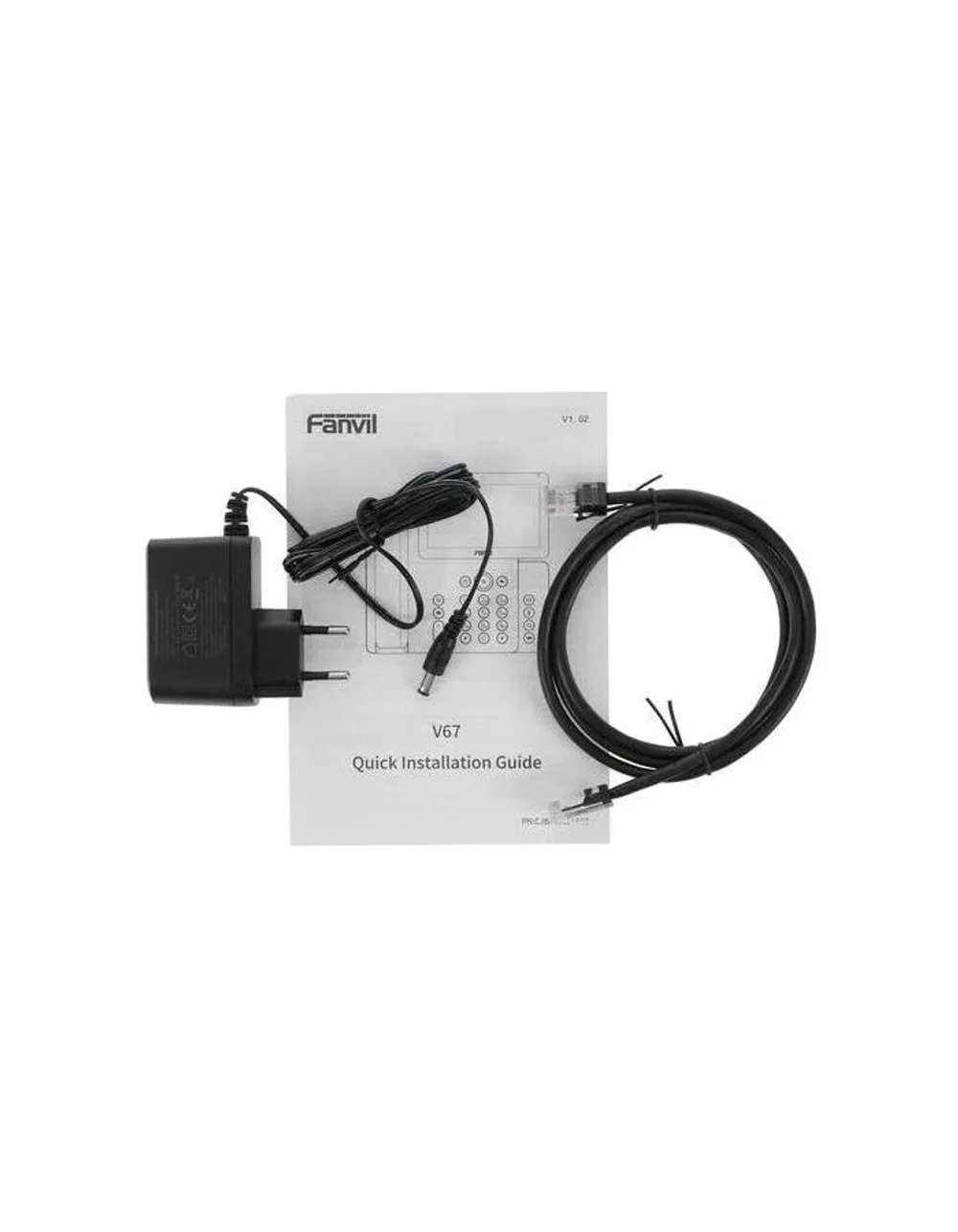 Телефон IP Fanvil V67 черный