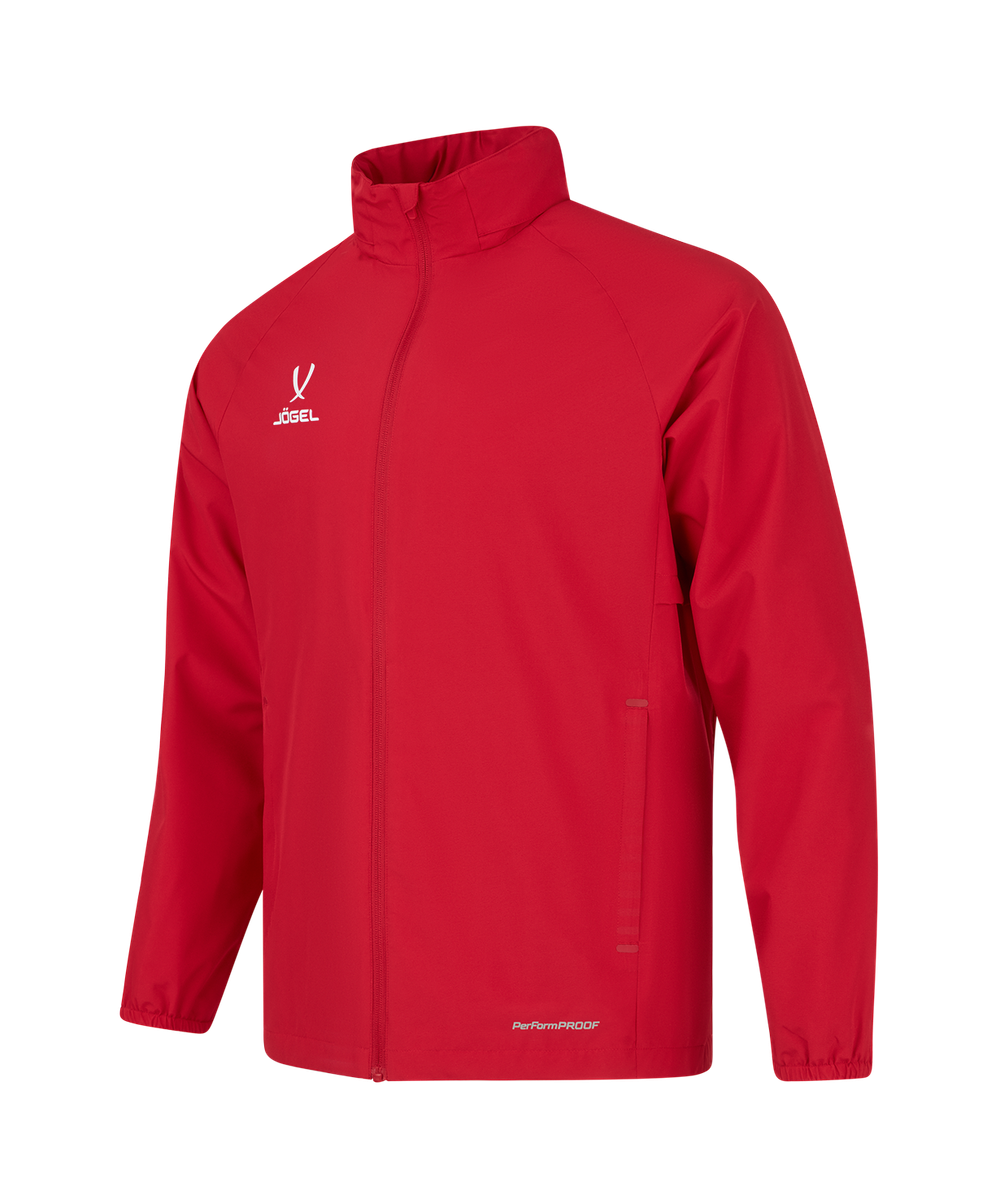 Куртка ветрозащитная JÖGEL PREMIER PerFormPROOF FZ Rain Jacket, красный