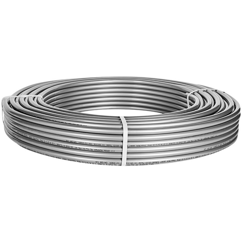 Стабильная (stabil) труба ROMMER - 16x2.6 (PE-Xа/AL/PE-RT, PN10, Tmax 90°C, бухта 100м)