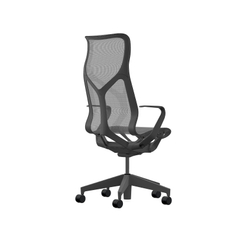 Кресло Herman Miller Cosm, высокая спинка, цвет Graphite, нерегулируемые подлокотники