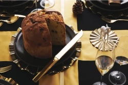 Sambonet Нож Living PVD 32см для торта Panettone Gold 52750G34