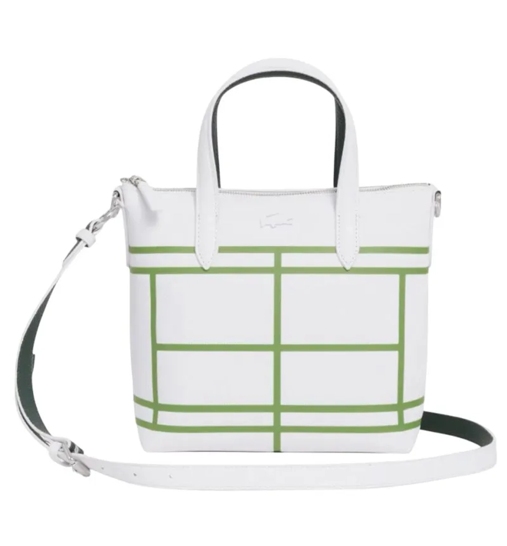 Сумка спортивная Lacoste Mini Anna Reversible Zipped Tote - white