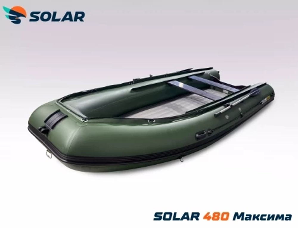 Лодка надувная моторная solar-480 к