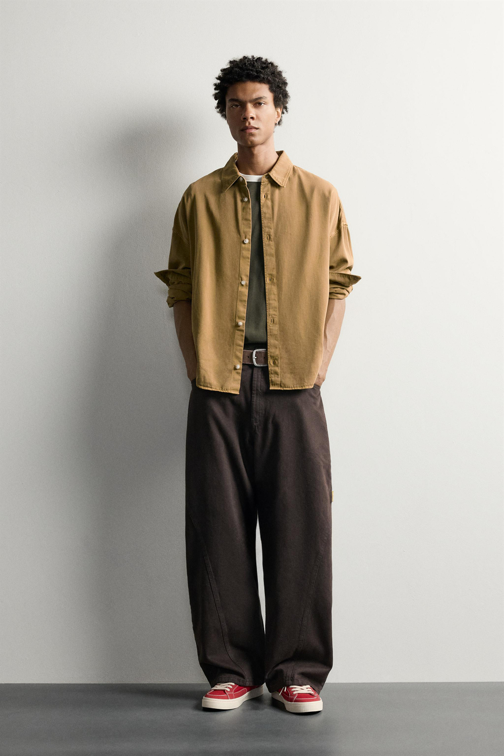 БРЮКИ BALLOON FIT СО ШВАМИ — ZARA · 4302/355