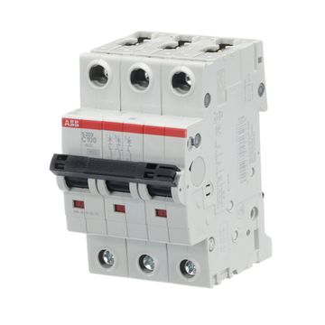 Автоматический выключатель ABB S203 3-полюсный C100 6кА