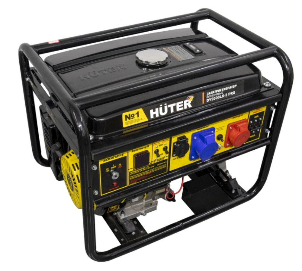 Электрогенератор Huter DY9500LX-3 PRO-электростартер (380В/220В)