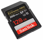 SanDisk Extreme PRO SDXC 128 ГБ Class 10 UHS-I U3 V30 (R/W 200/90 Mb/s)