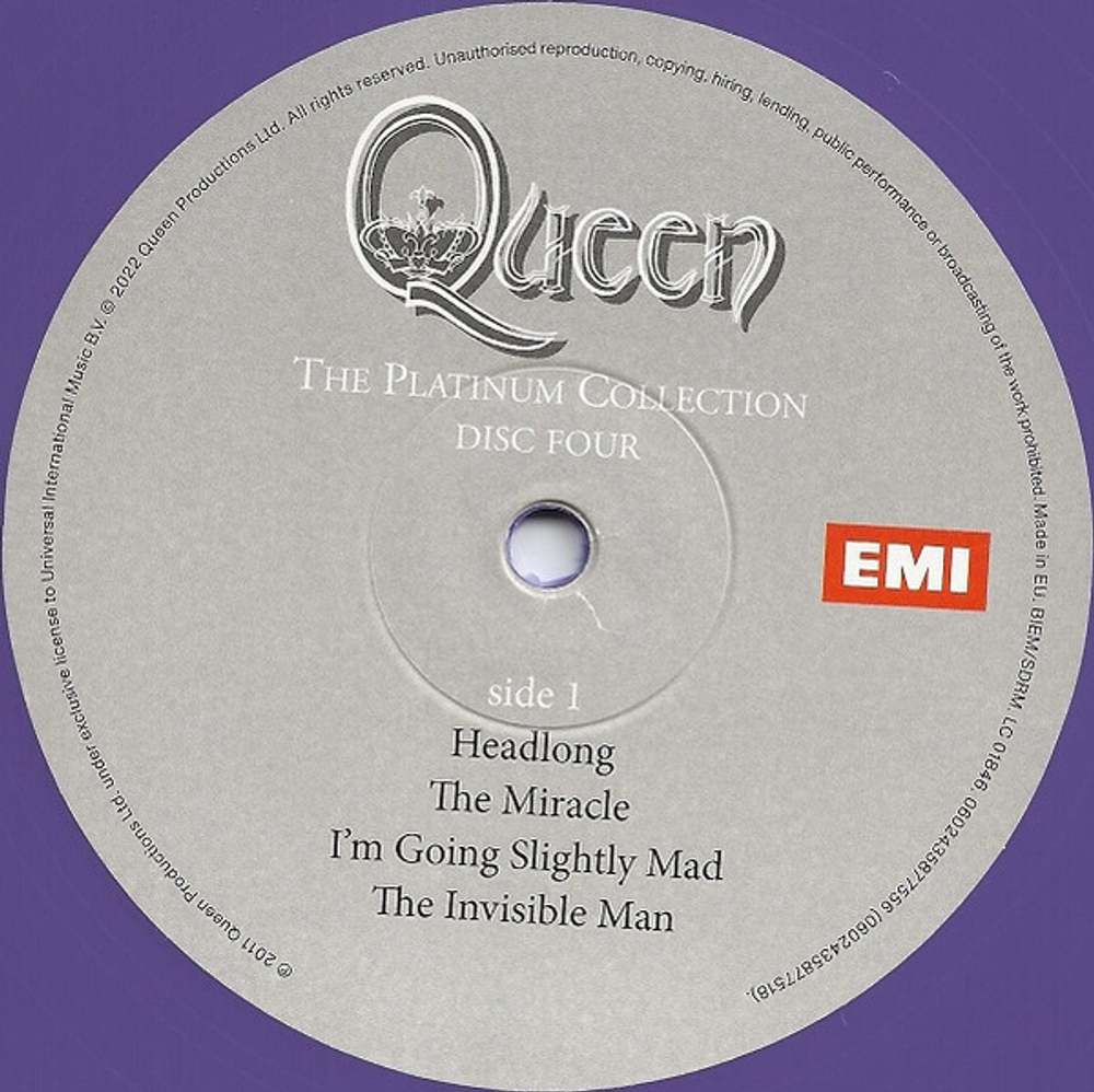 Queen / The Platinum Collection (Coloured Vinyl)(6LP)
