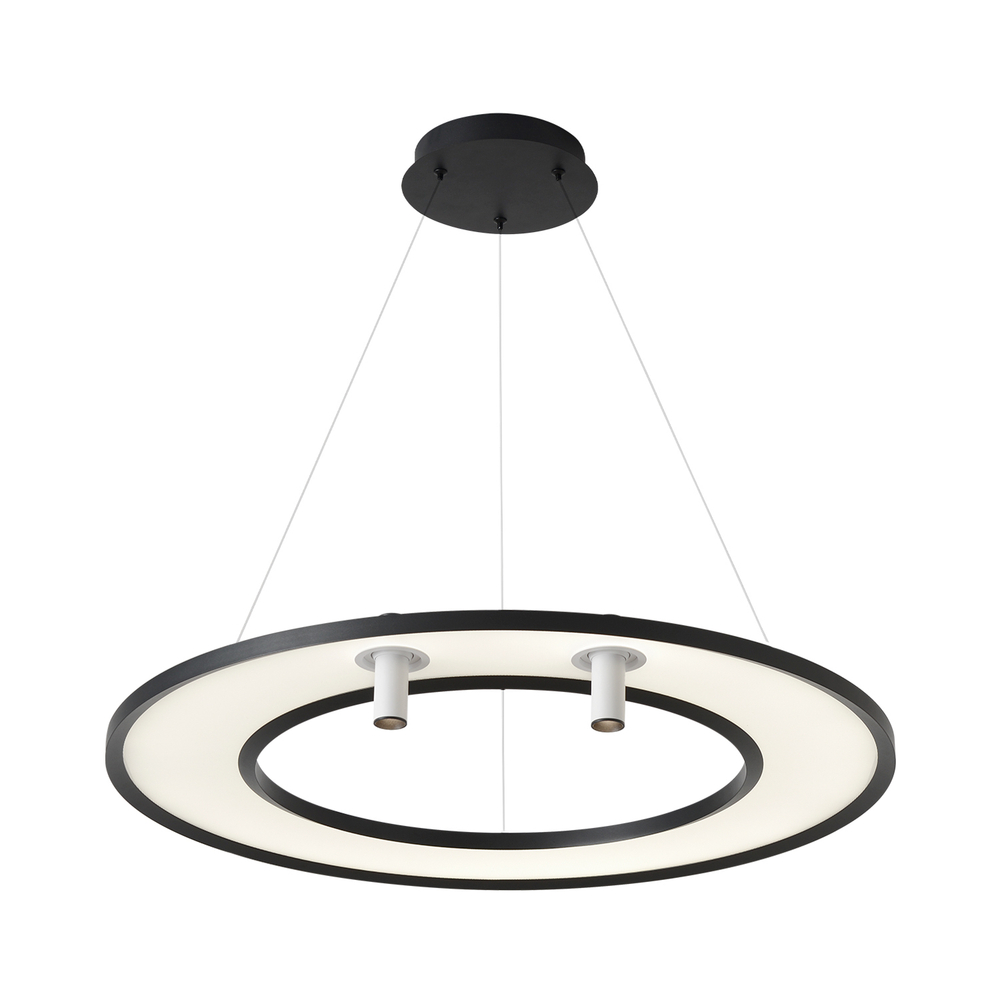 Подвесной светодиодный светильник Crystal Lux CONTOUR SP50W LED BLACK
