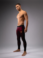 Тайтсы Venum Tactical XT Black/Burgundy/Gold