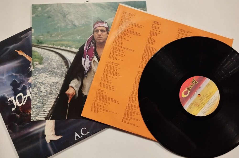 Винтажная виниловая пластинка LP Adriano Celentano Joan Lui (Italy 1985)