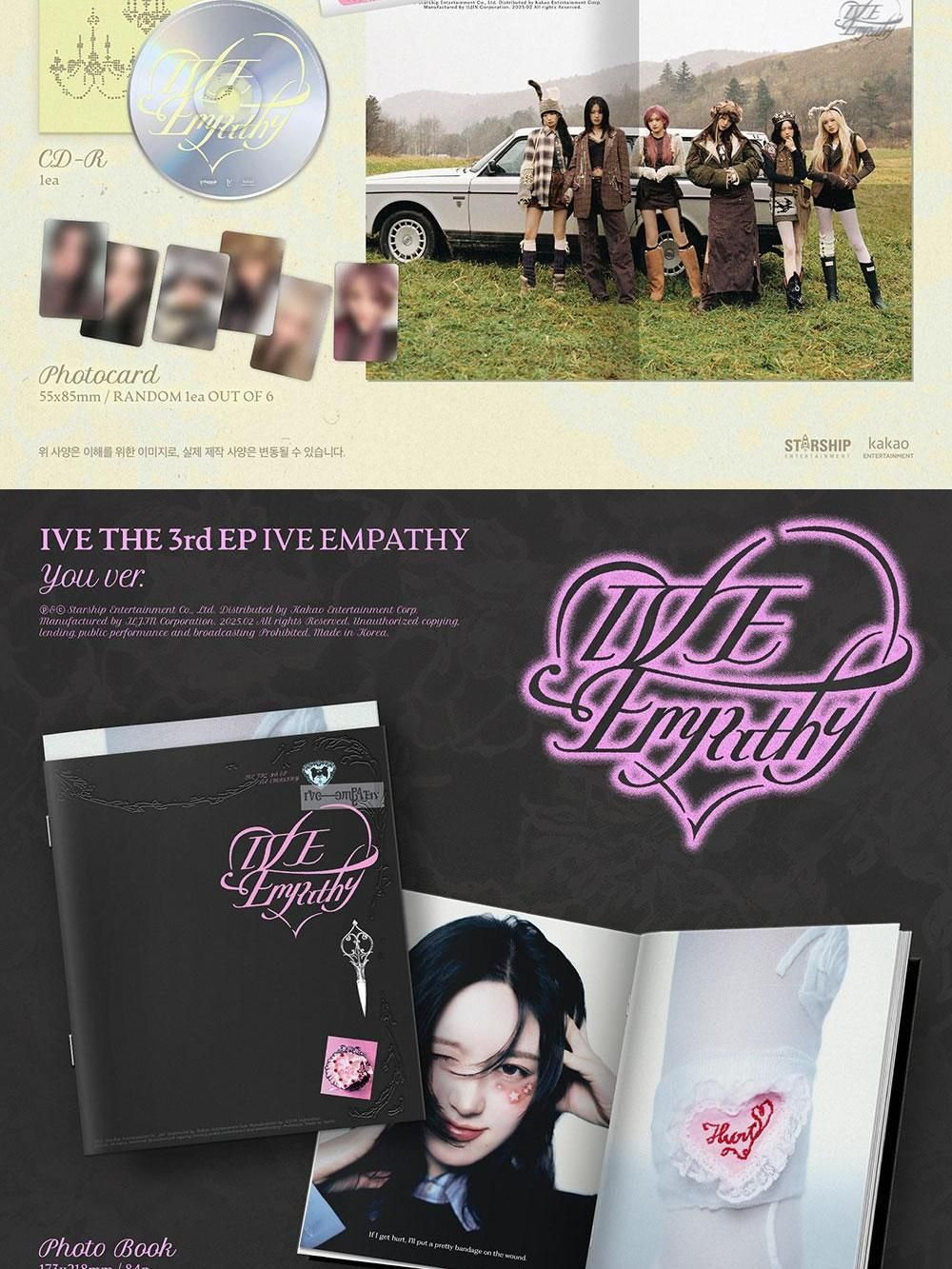Альбом IVE - IVE EMPATHY 3rd EP Album 3SET Version