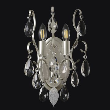 Бра 2*Е14 Esmiralda AP2 Silver серебро Crystal Lux