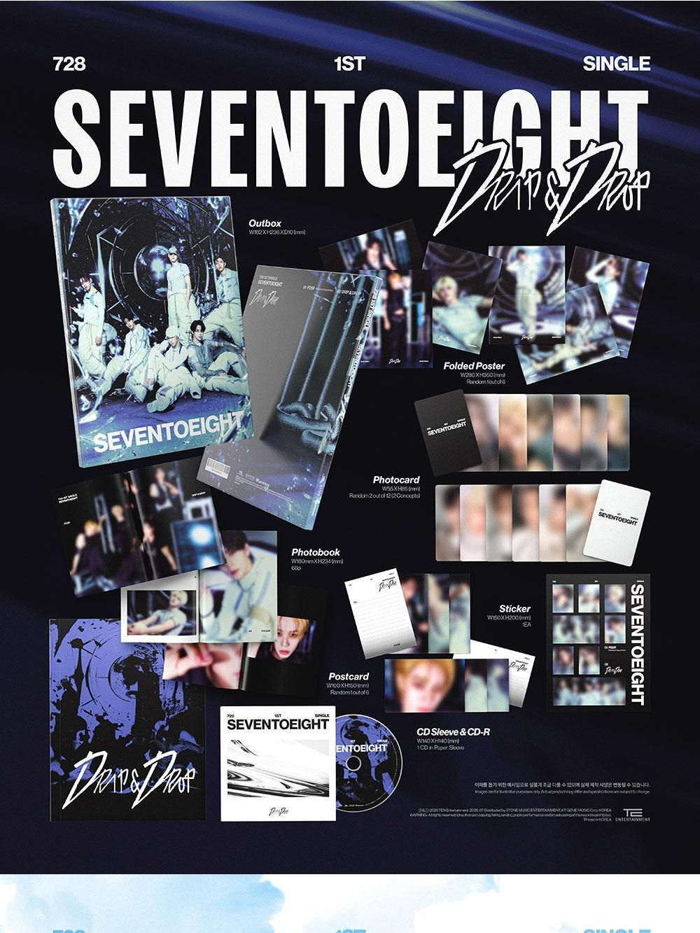 Альбом SEVENTOEIGHT - SEVENTOEIGHT 1st Single Album RANDOM Version