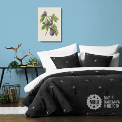 Стеганое покрывало для спальни БЭЛЛИИ (арт. BL02-294-01) - черное
