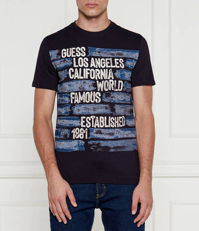Футболка WORLD FAMOUS GUESS - темно-синий(M4YI40 J1314)