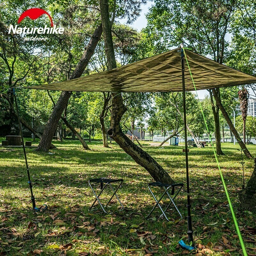 Коврик многофункциональный Naturehike NH20FCD03 влагозащитный из алюминиевой фольги PE S 125*200, 6927595746769