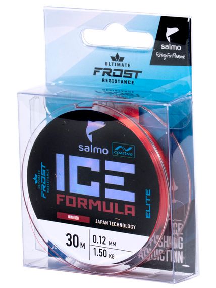 Леска монофильная зимняя Salmo Elite ICE FORMULA Wine red 030/012