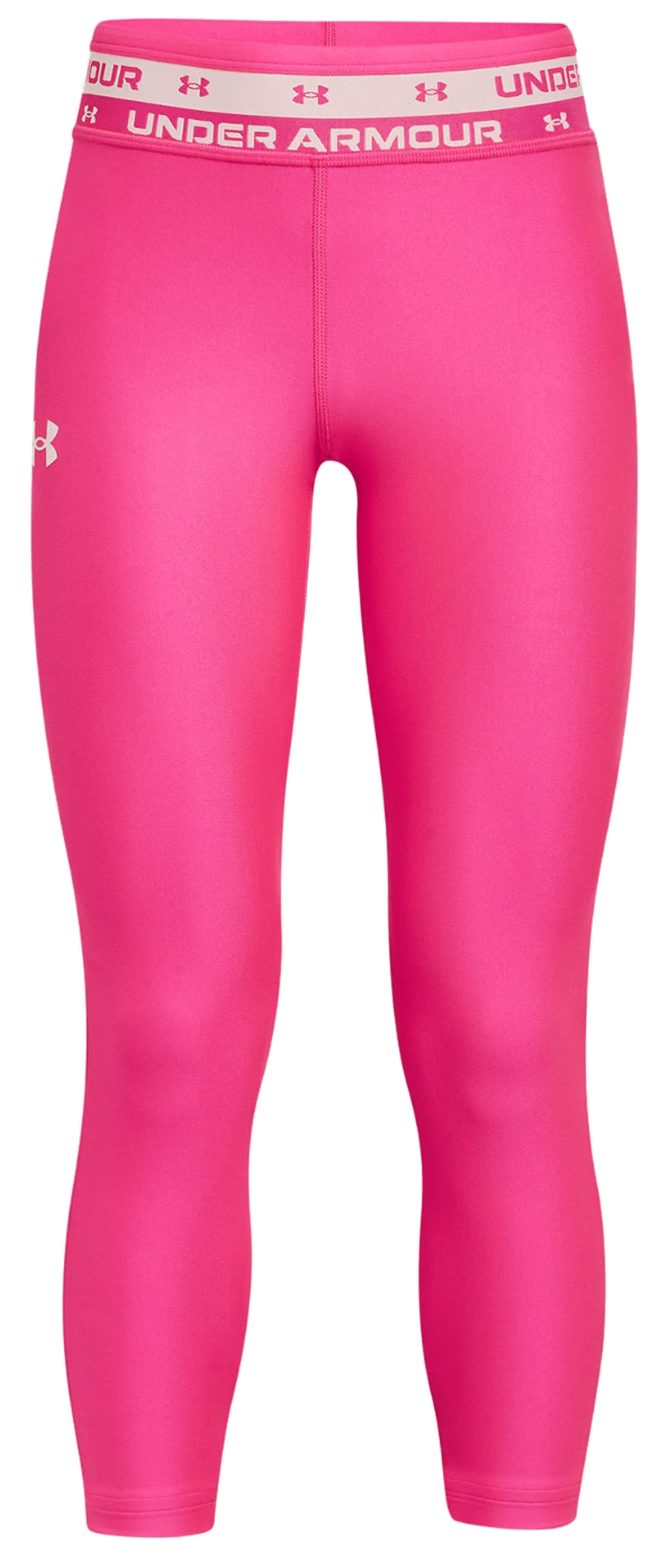 Детские брюки Under Armour HeatGear Armour Ankle Junior — electro pink/bubble gum