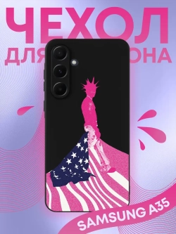 Чехол на Samsung A35 с принтом