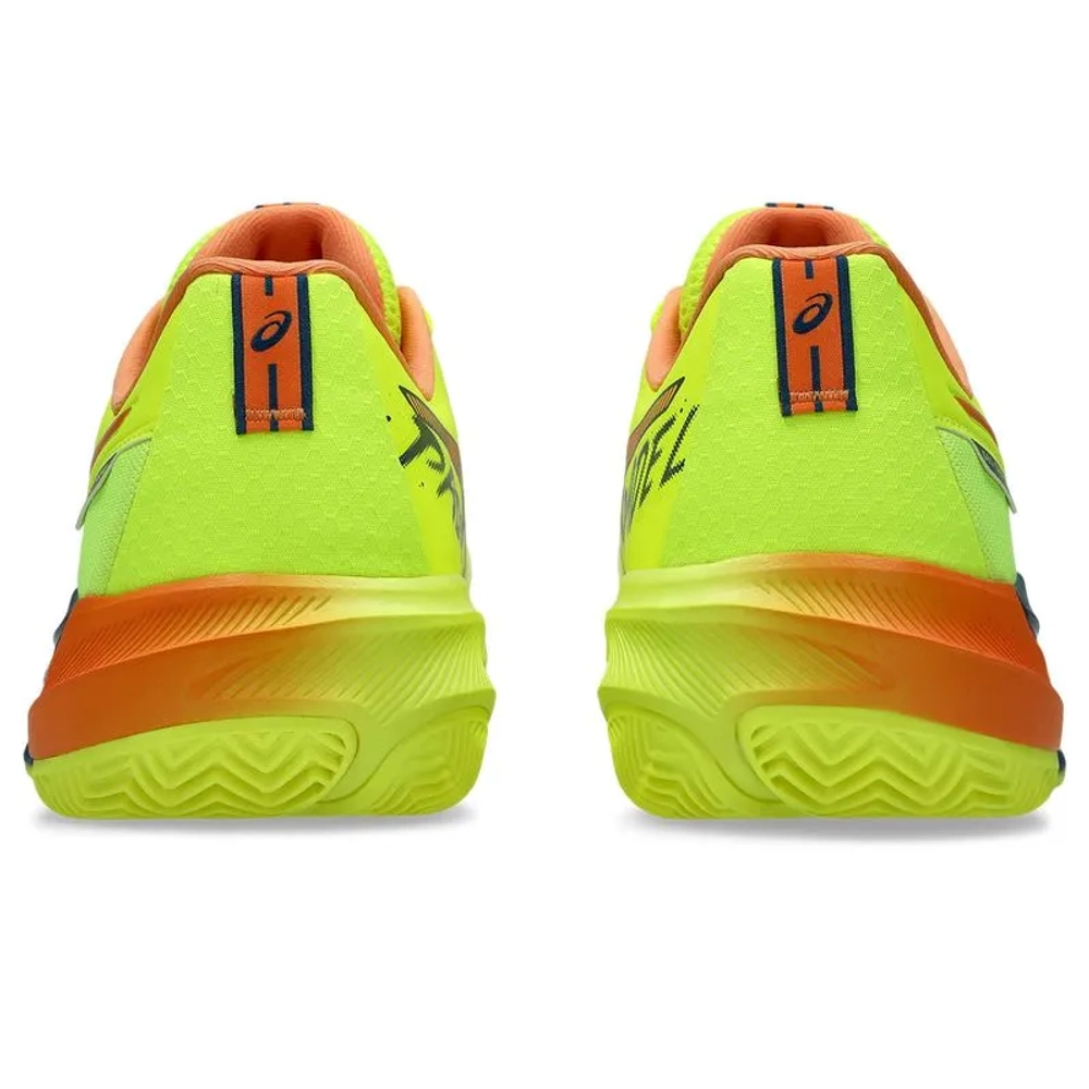 Мужские кросовки для Padel Asics Gel-Challenger 15 Padel L.E. - safety yellow/twilight blue