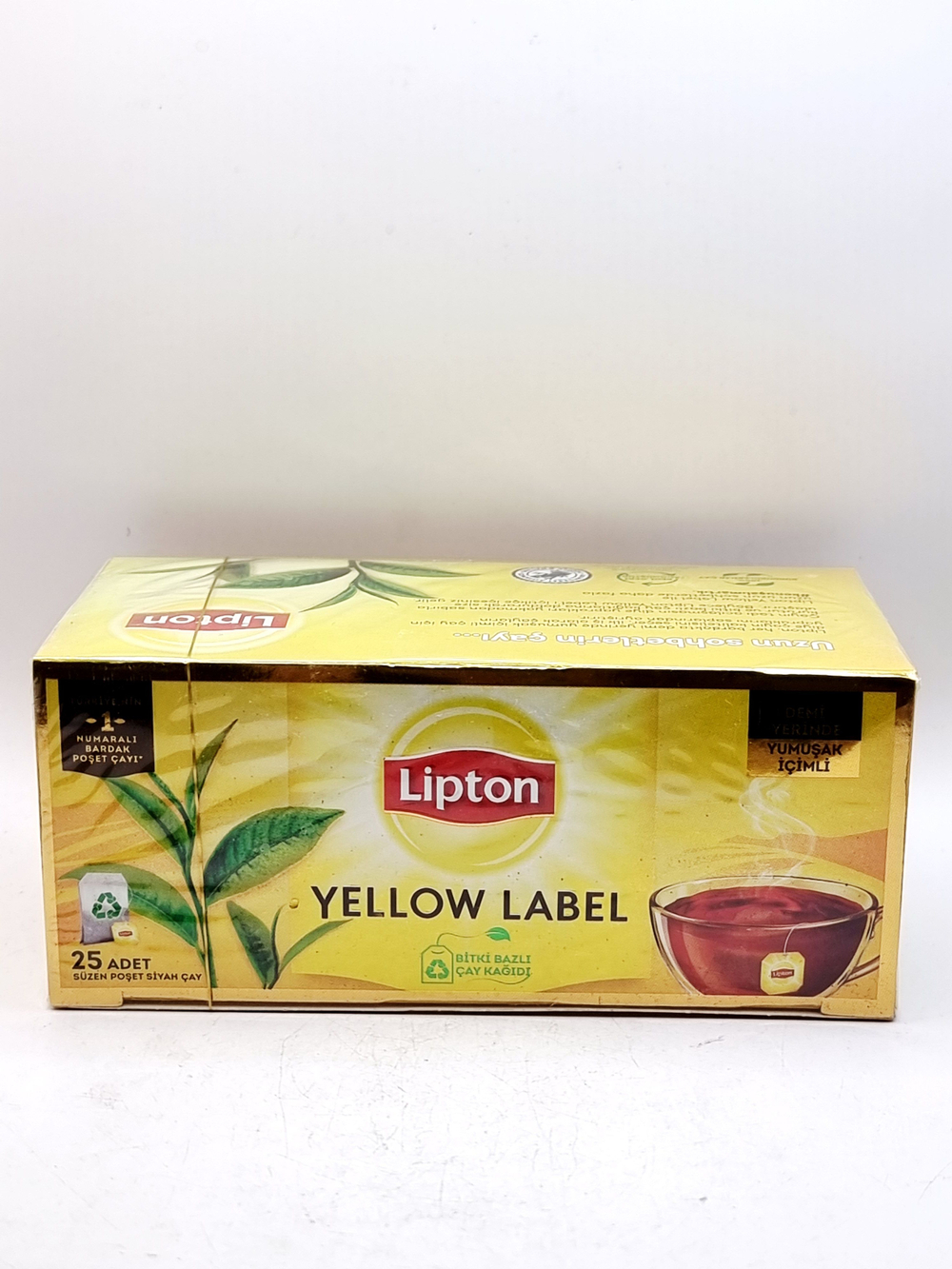 Чай черный пакетированый Lipton Yellow Label (25 пак по 2 г ), 50 г