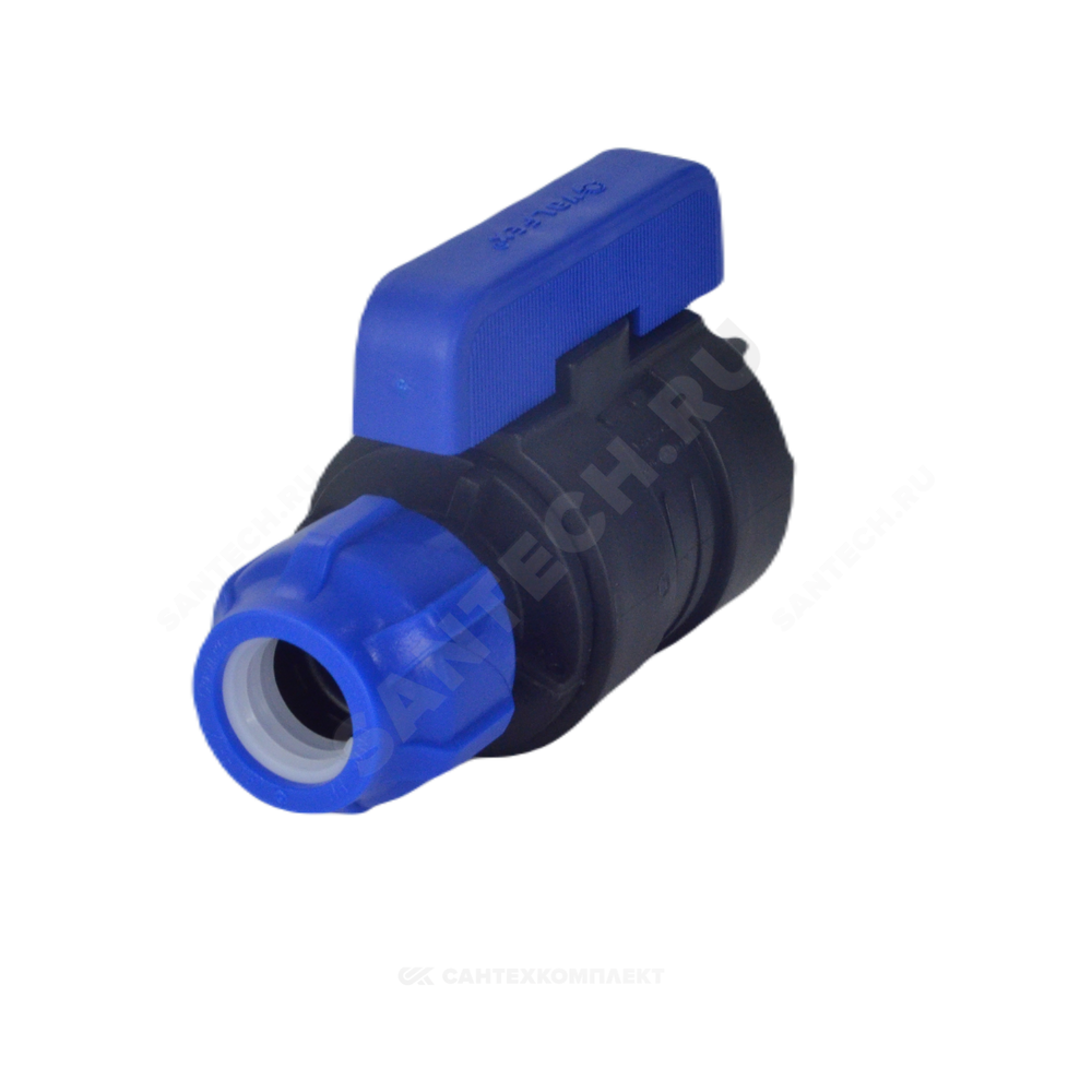 Кран шаровой компрессионный Дн 40х1 1/4" ВР Ру16 VALFEX 1210012540114