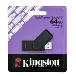 3.0/3.2 USB флеш накопитель Kingston DataTraveler Exodia S 64GB (DTXS/64GB) черный