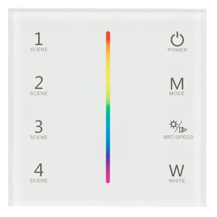 Панель Sens SMART-P22-RGBW White (12-24V, 4x3A, 2.4G) (Arlight, IP20 Пластик, 5 лет)