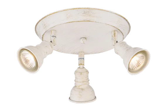 Светильник Sfera Sveta 86056/3C WGE, 3×15 Вт, золотой и белый