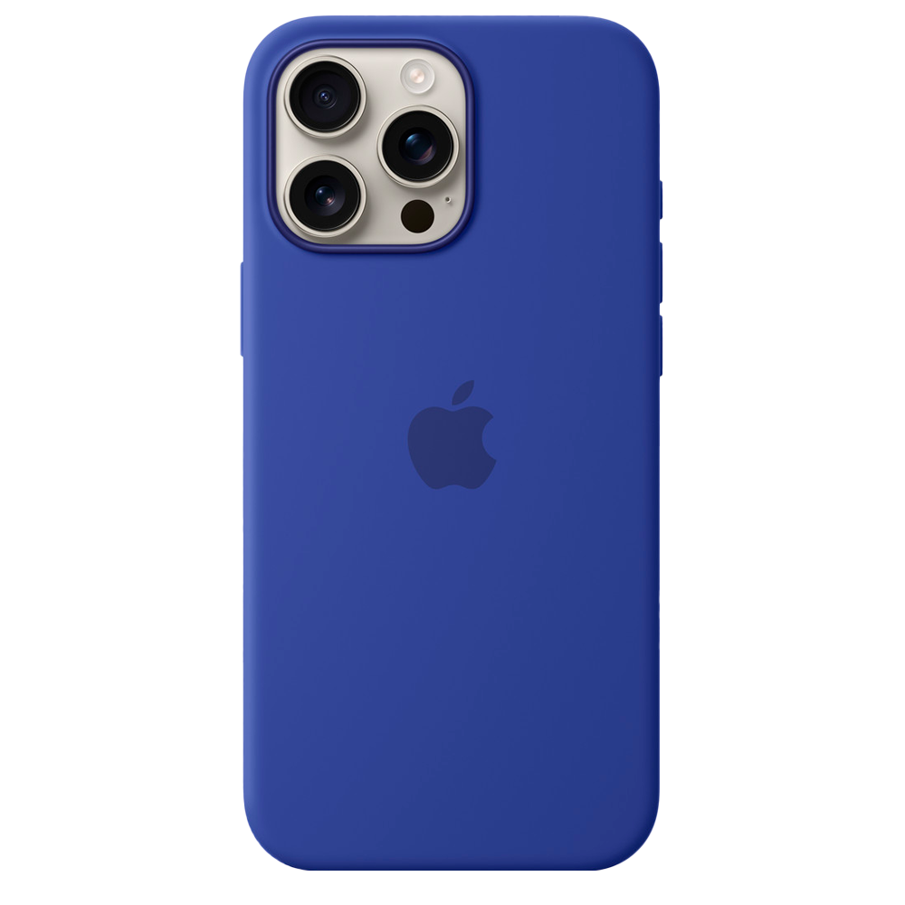 Силиконовый чехол с поддержкой MagSafe Apple Silicone Case для iPhone 16 Pro Max, Ultramarine (Ультрамарин)