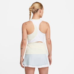 Женская теннисная майка Nike Court Dri-Fit Slam NT PS Tank Top Women - Cream, White
