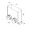 Provent VPF 300×100/90×2 адаптер (пленум) напольный на 2 выхода