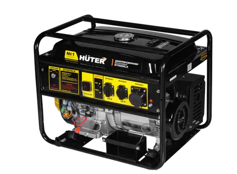 Портативный бензогенератор Huter DY8000LX