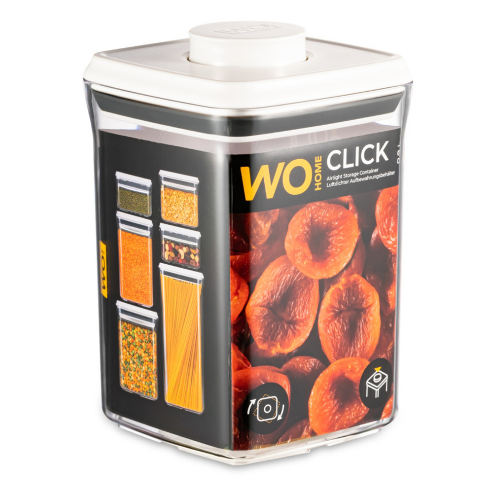 Контейнер для сыпучих продуктов 900мл Wo Home Click