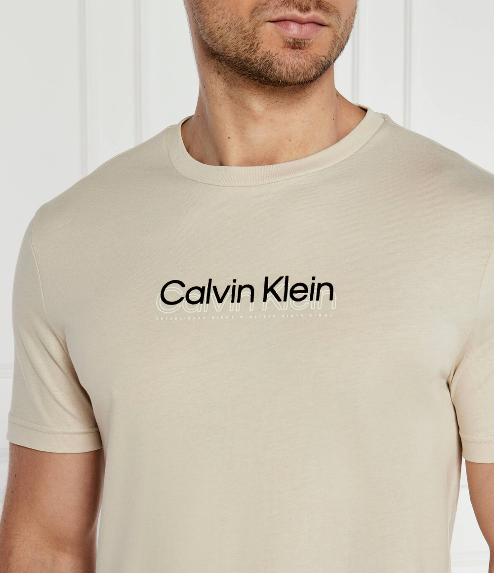 Футболка Calvin Klein - бежевый(K10K113118)