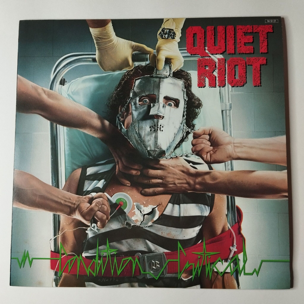 Винтажная виниловая пластинка LP Quiet Riot Condition Critical (Japan 1984) (No Obi) Winners Take All